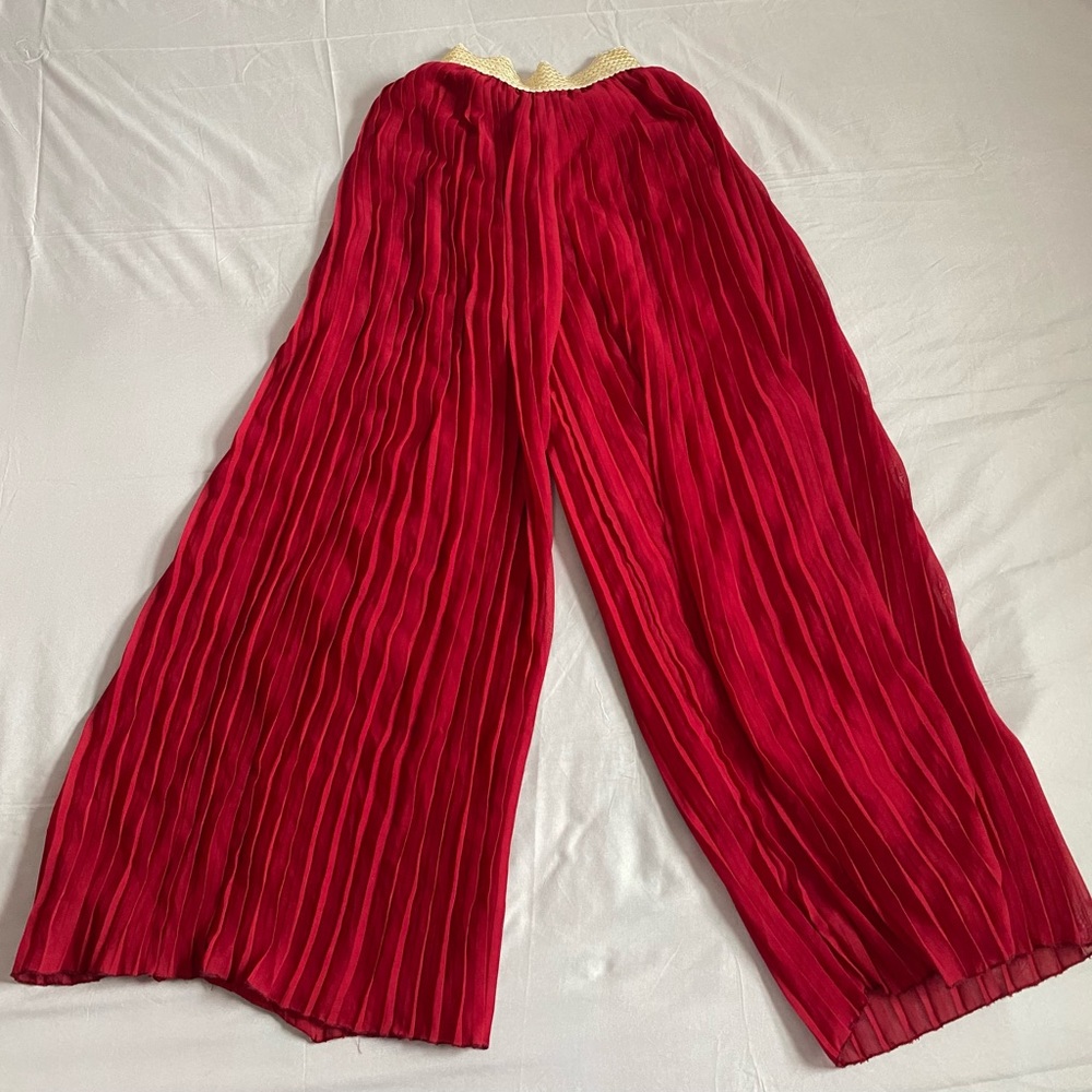 Red trousers